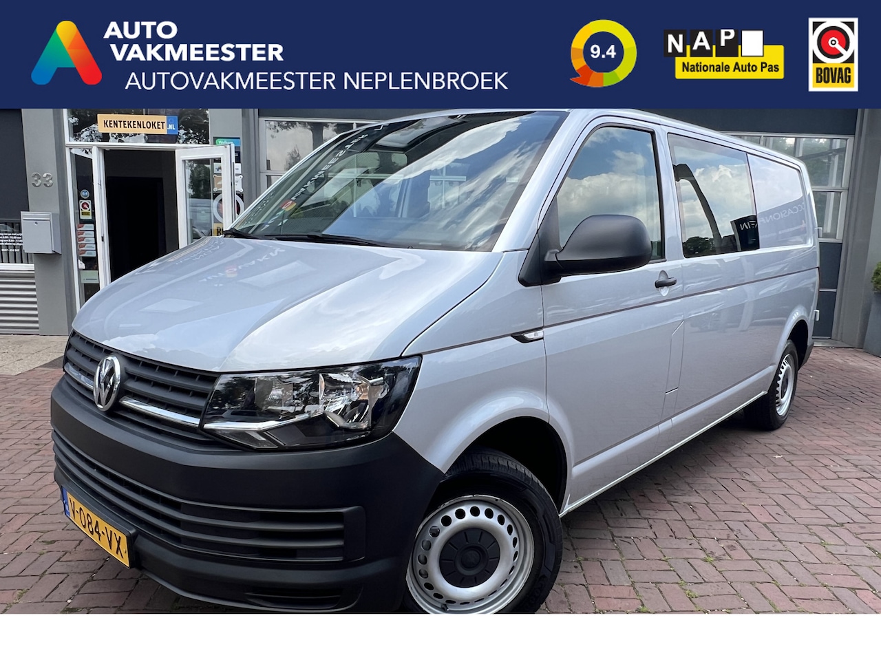 Volkswagen Transporter - 2.0 TDI L2H1 DC Comfortline Plus Bj 2020 85PK 1e eigenaar / 6Pers / Dealer onderhouden - AutoWereld.nl