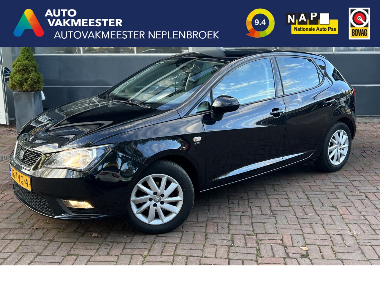 Seat Ibiza - 1.2 TSI Style Bj 2013 Pk 105 16inch,Clima,Cruise,Pdc,Cv Dealer onderhouden - AutoWereld.nl