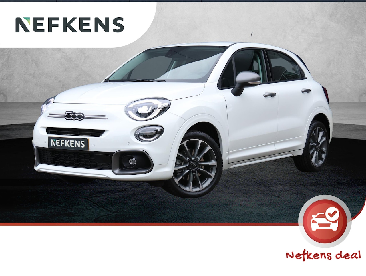 Fiat 500 X - 130pk Hybrid Sport (1ste eig./S.stoelen/Cruise/AppleCarPlay/Camera/UNIEK!!/FULL LED) - AutoWereld.nl