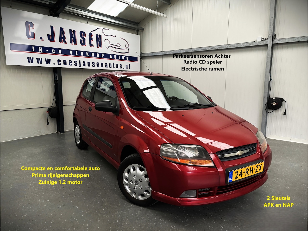 Chevrolet Kalos - 1.2 Spirit KEURIGE AUTO !!! - AutoWereld.nl