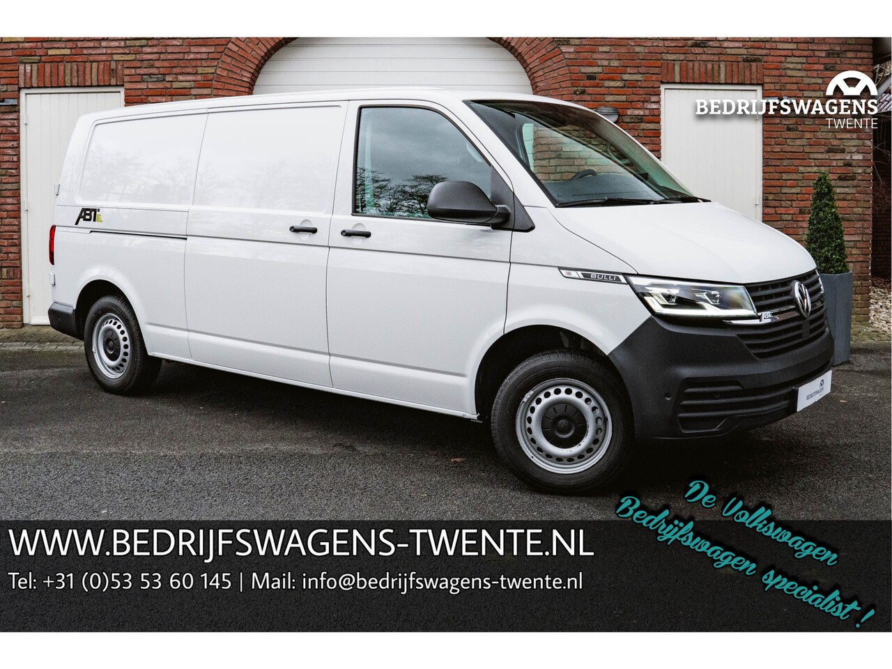 Volkswagen Transporter - T6.1 ABT-E 113 PK DSG LANG 138 KM WLTP | LED | LUXE! Milieuvriendelijke Elektrische Bedrij - AutoWereld.nl