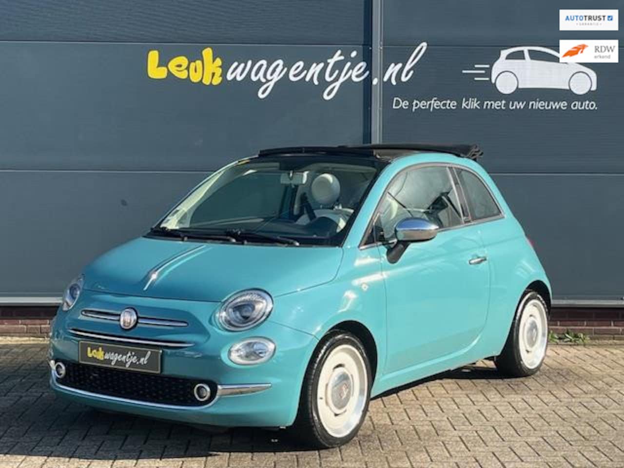 Fiat 500 C - 0.9 TwinAir Turbo Anniversario Cabrio *automaat - AutoWereld.nl