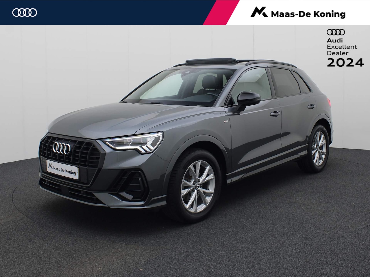 Audi Q3 - 35 TFSI/150PK S Line · Panoramadak · Parkeersensoren · Leder/Stof - AutoWereld.nl