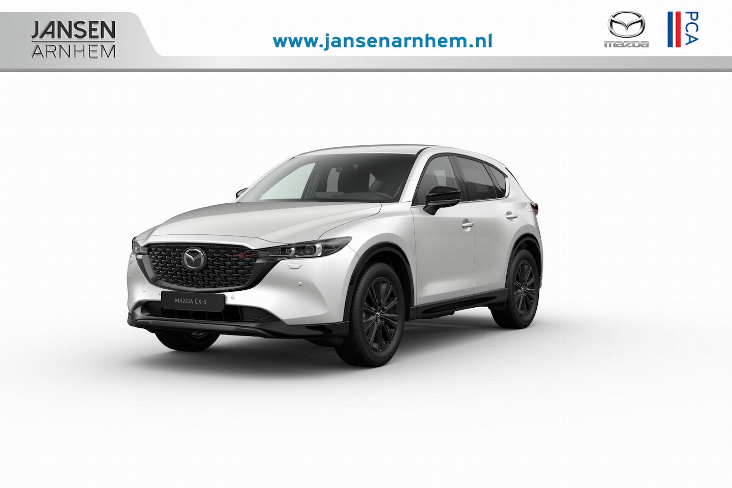 Mazda CX-5 - e-Skyactiv G 165 6AT FWD Homura Comfort Pack | 19-inch lichtmetalen velgen, Black Metallic - AutoWereld.nl