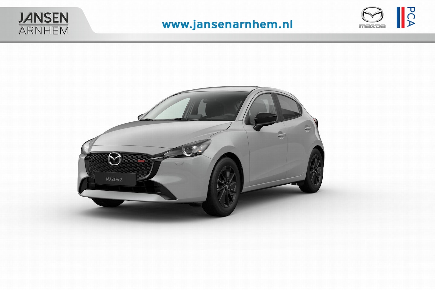 Mazda 2 - e-Skyactiv G 90 6MT Homura | 16-inch lichtmetalen velgen, Black | 8-inch LCD touchscreen k - AutoWereld.nl