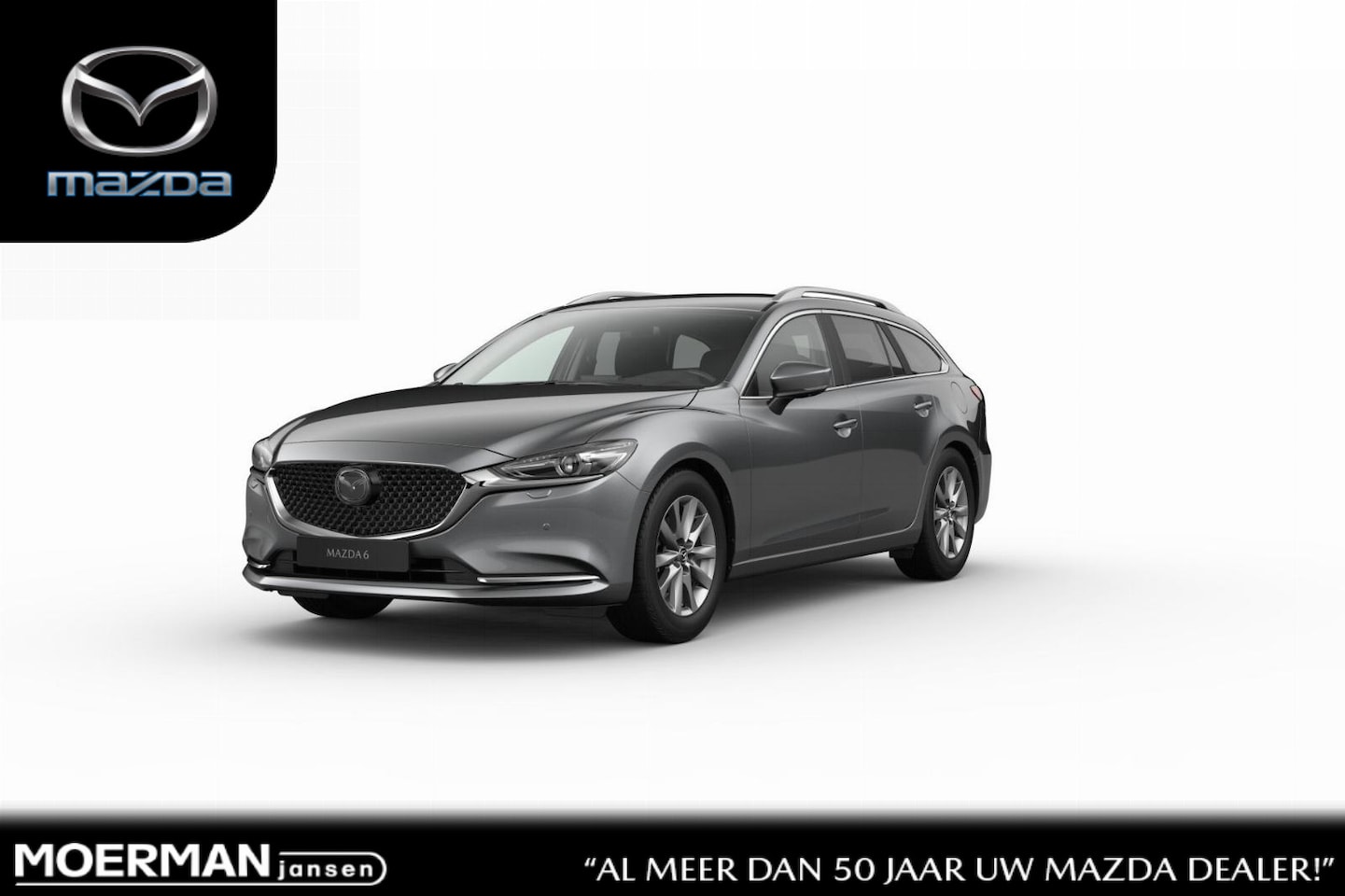 Mazda 6 Sportbreak - Skyactiv-G 165 6AT Centre Line | 17-inch lichtmetalen velgen, Gun Metal | 360° View Monito - AutoWereld.nl