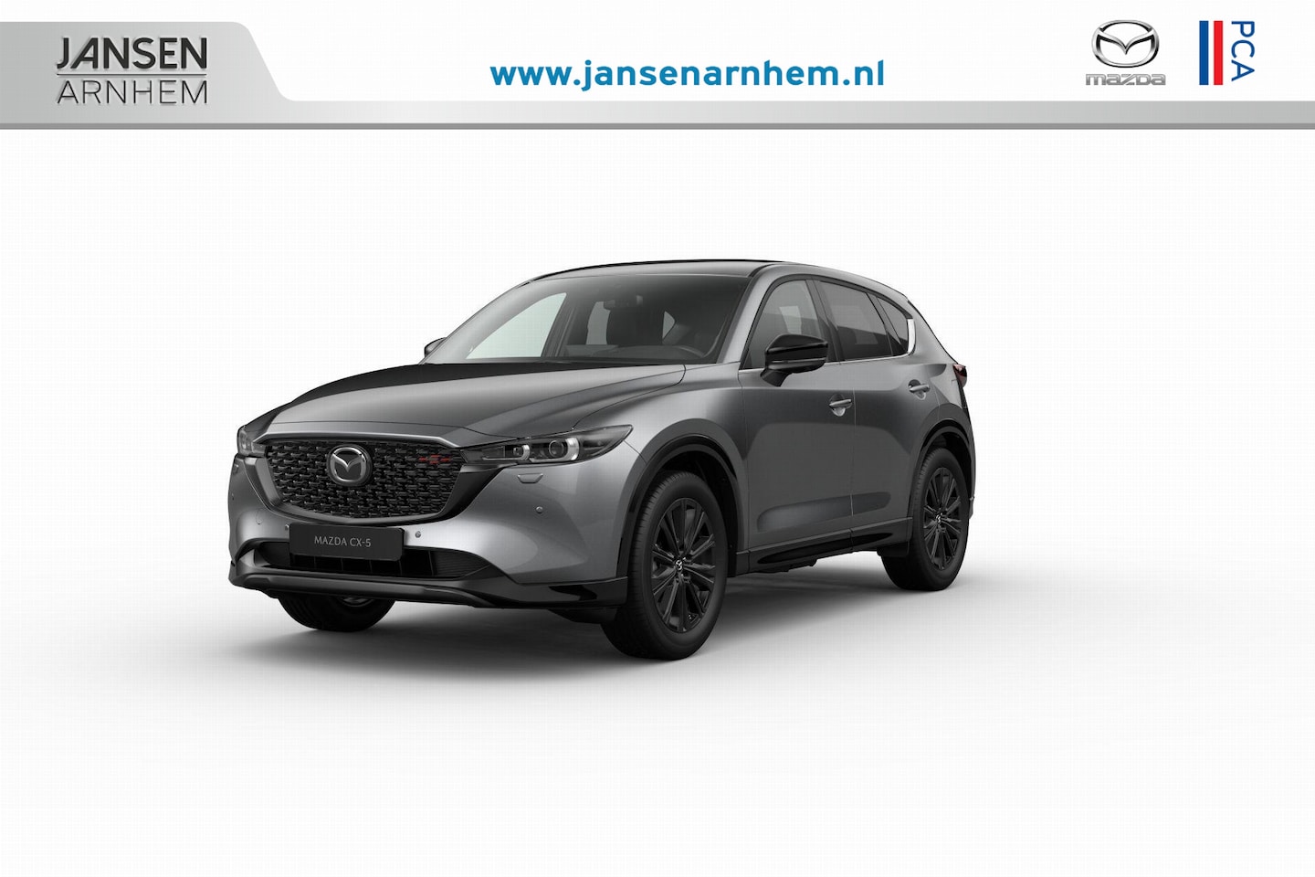 Mazda CX-5 - e-Skyactiv G 165 6AT FWD Homura | 19-inch lichtmetalen velgen, Black Metallic | 360° View - AutoWereld.nl