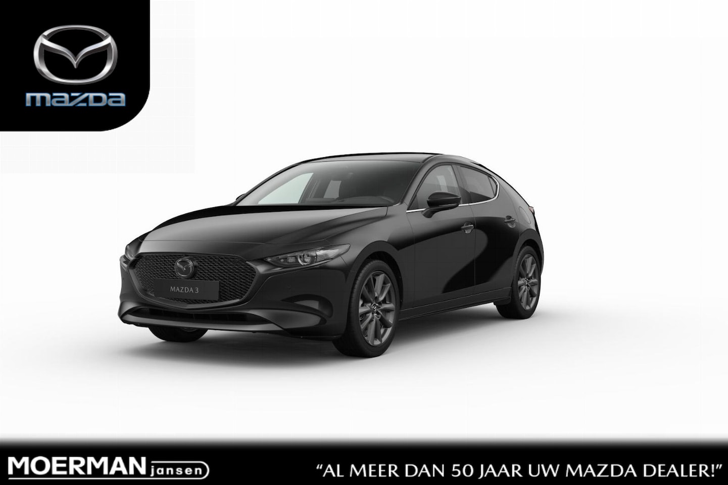 Mazda 3 - Hatchback e-Skyactiv G 150 6MT Exclusive-line Black Comfort Pack & Driver Assistance & Sou - AutoWereld.nl