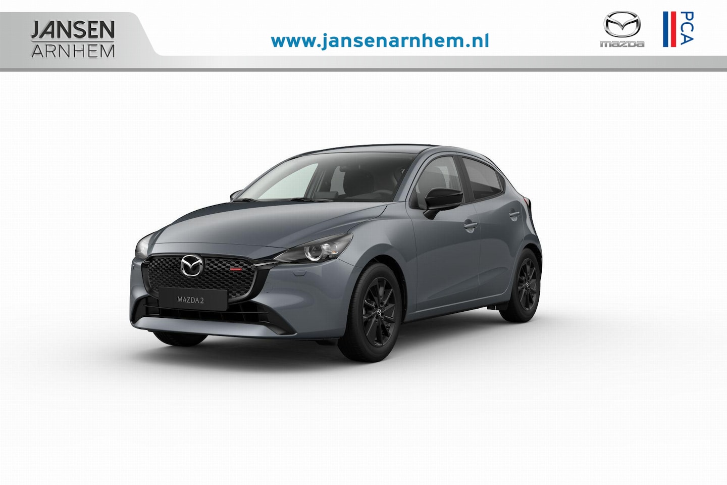 Mazda 2 - e-Skyactiv G 90 6MT Homura | 16-inch lichtmetalen velgen, Black | 8-inch LCD touchscreen k - AutoWereld.nl