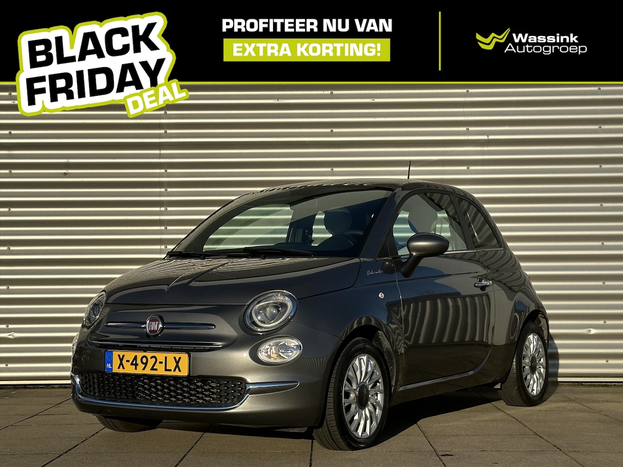 Fiat 500 - 70pk hybrid Dolcevita | Cruise Control | U connect I Panorama Dak | Airco | Black Friday D - AutoWereld.nl