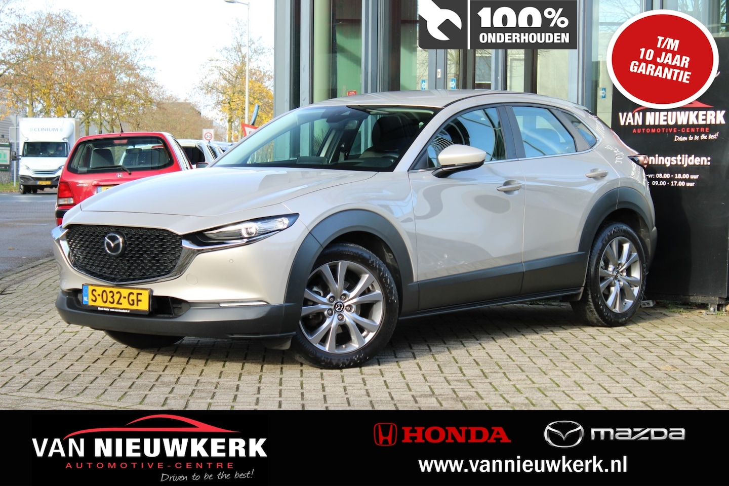 Mazda CX-30 - E-Skyactiv-G 150 M-Hybrid Automaat Sportive Carplay+ Android Auto Stuurverwarming - AutoWereld.nl