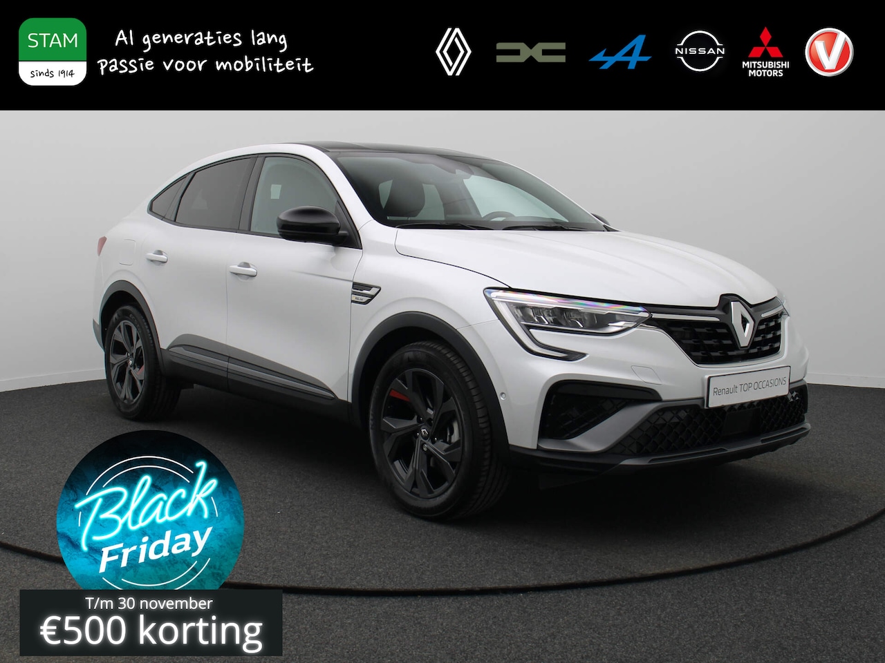 Renault Arkana - E-TECH Hybrid 145pk R.S. Line Camera | Dodehoeksensoren | Navi | Stoel-/stuurverwarming - AutoWereld.nl