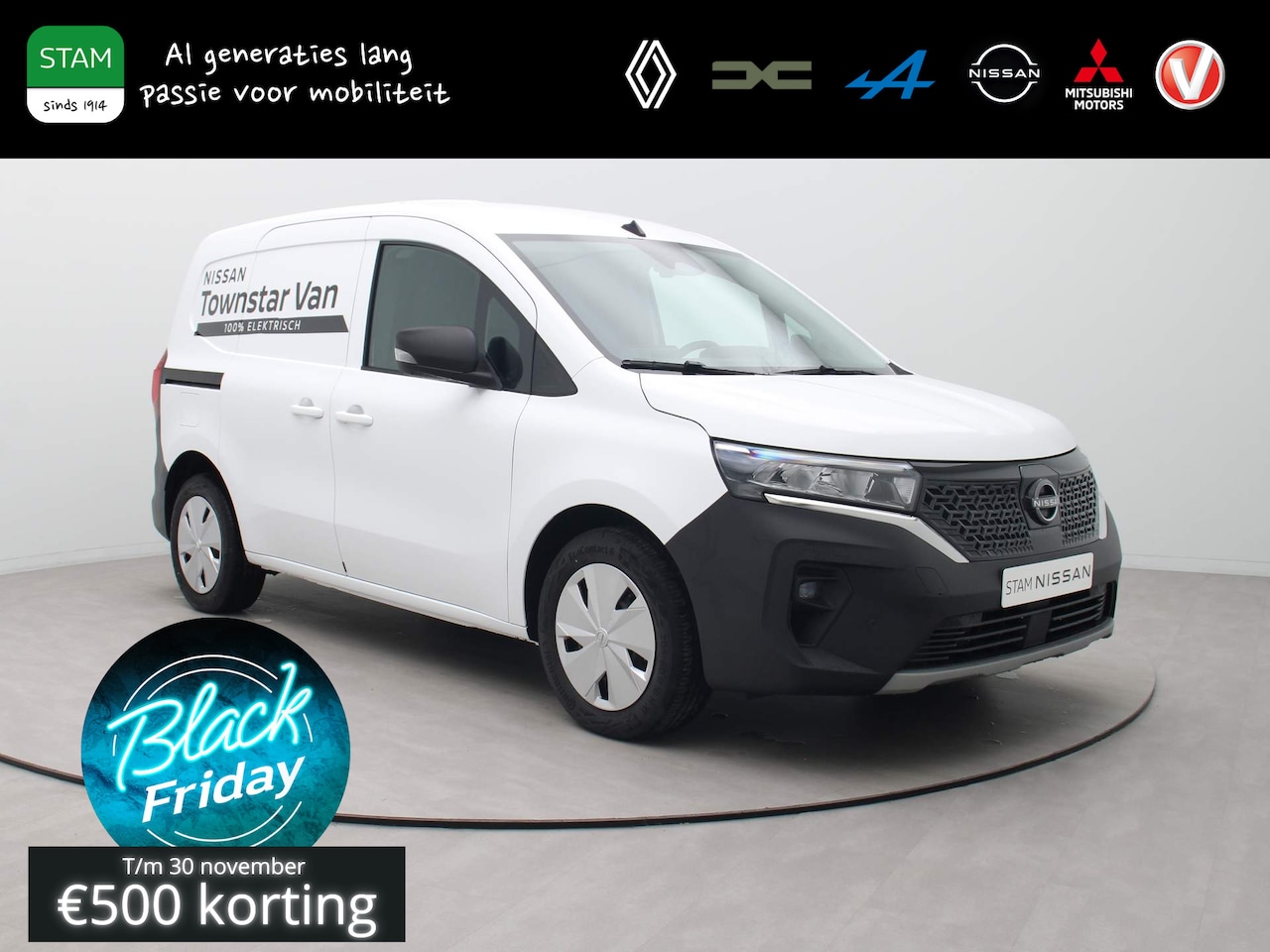 Nissan Townstar - 123pk N-Connecta L1 45 kWh Camera | Carplay | Climate - AutoWereld.nl