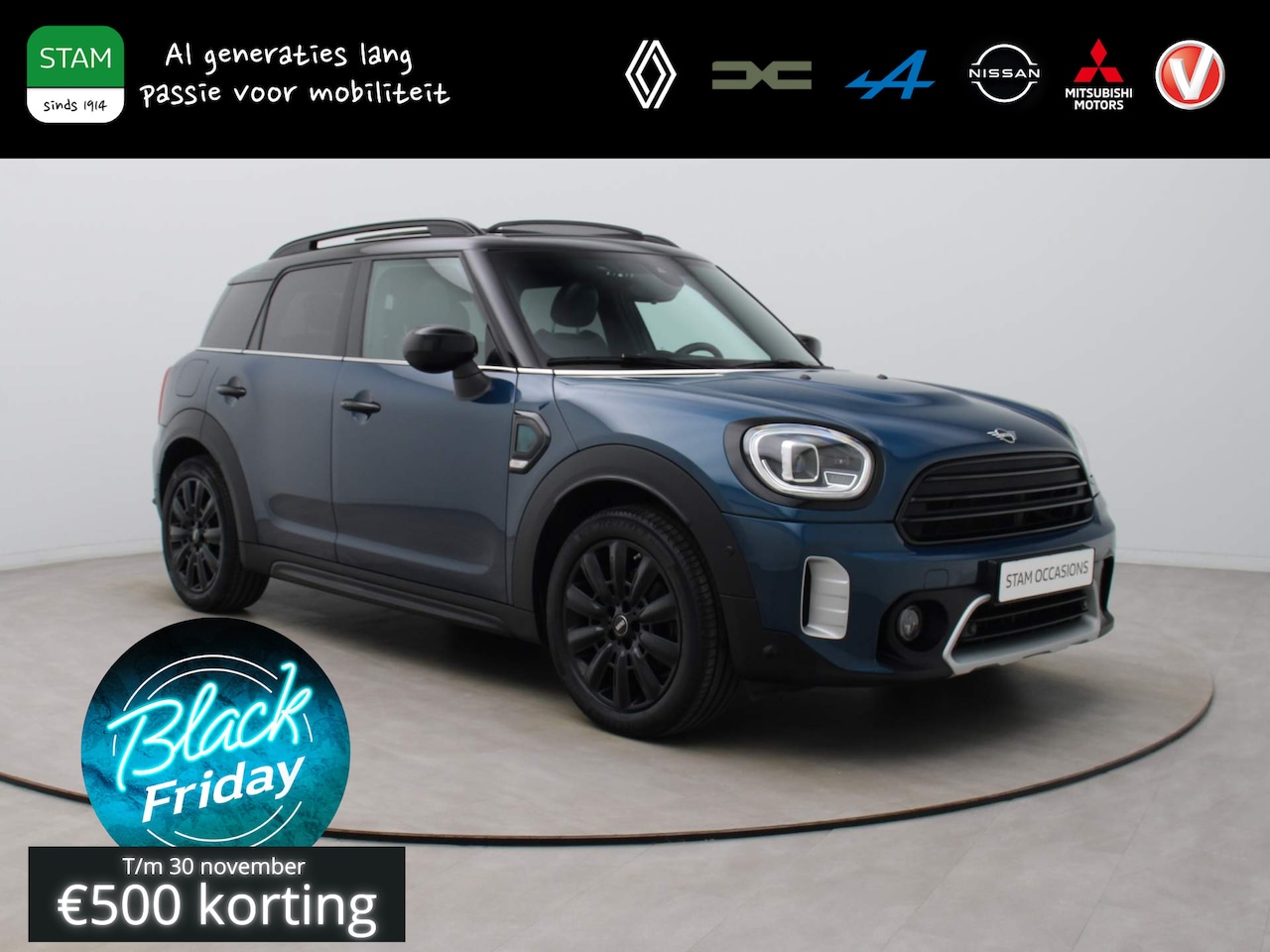 MINI Countryman - Mini 136pk Cooper Boardwalk Edition AUTOMAAT Climate | Navi | Parksens. v+a | Panoramadak - AutoWereld.nl