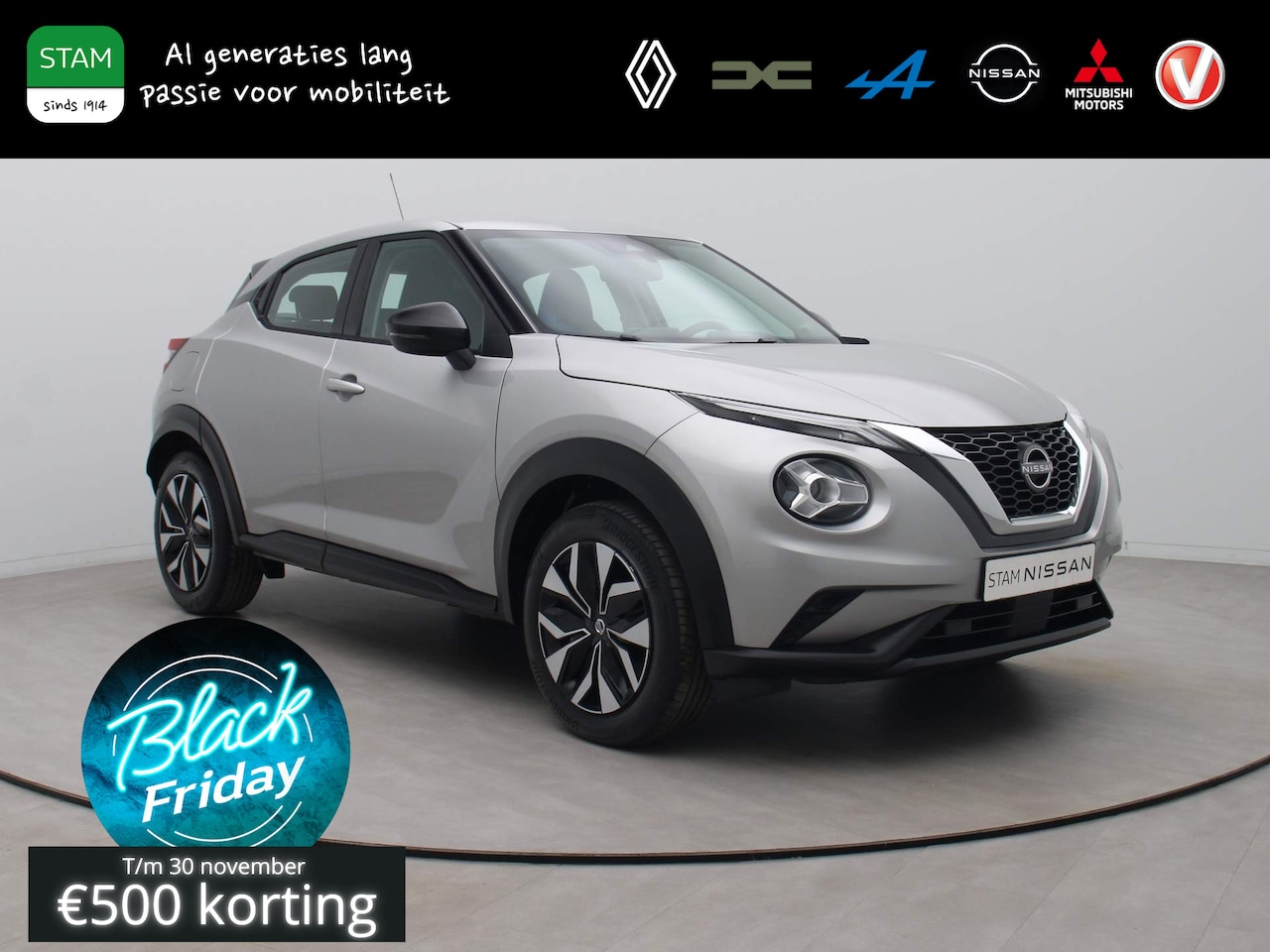 Nissan Juke - 115pk DIG-T Acenta AUTOMAAT Camera | Carplay | Climate | Parksens. a. | Stoelverwarming - AutoWereld.nl