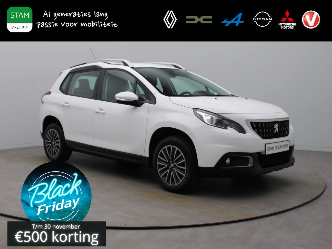 Peugeot 2008 - 111pk PureTech Blue Lion Airco | Cruisecontrol | Navi | Parksens. achter - AutoWereld.nl