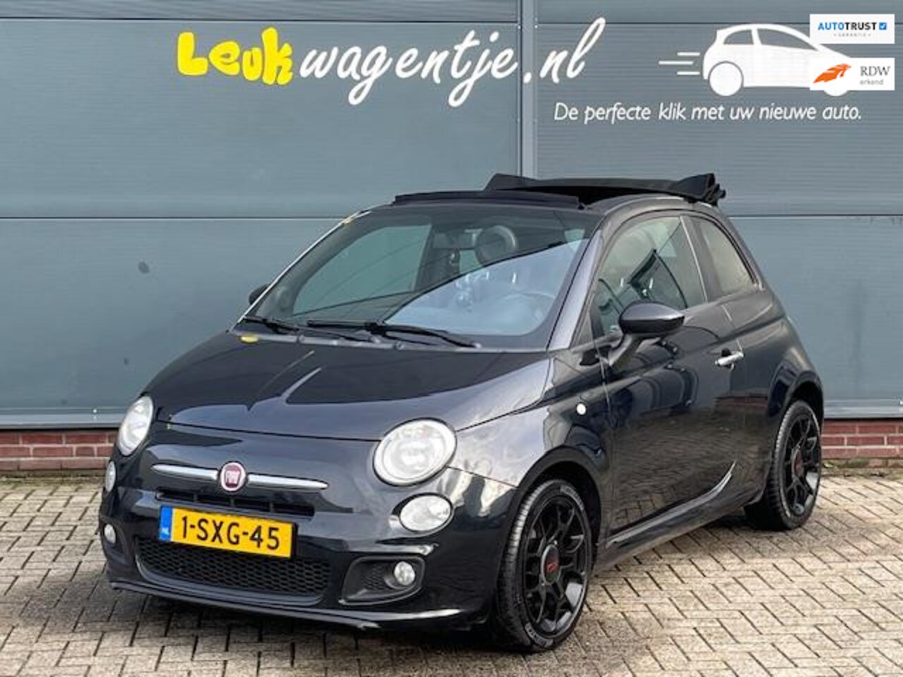 Fiat 500 C - 0.9 TwinAir 500S Cabrio *navi *bluetooth - AutoWereld.nl