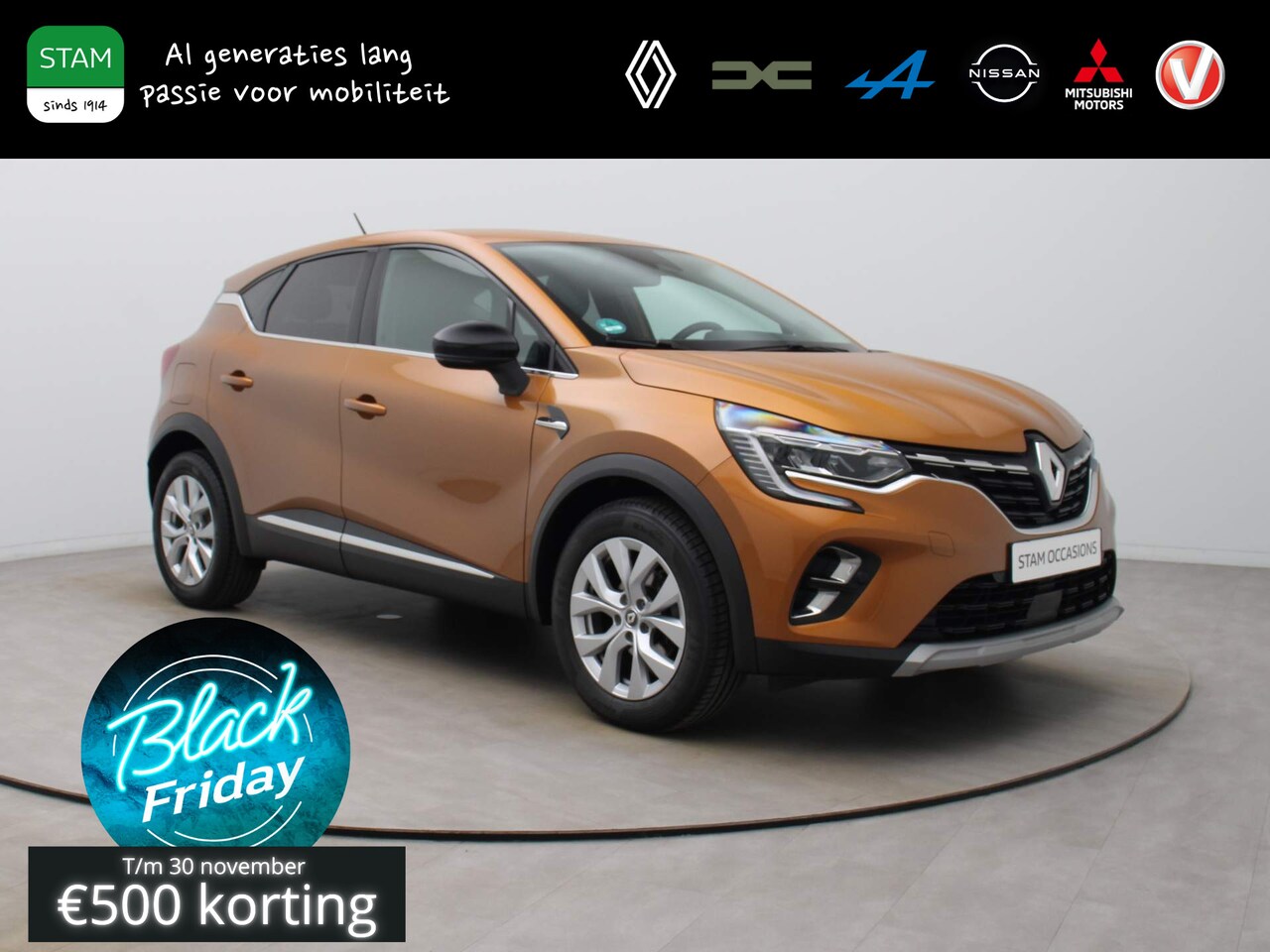 Renault Captur - TCe 90pk Intens Camera | Carplay | Climate | Parksens. v+a - AutoWereld.nl