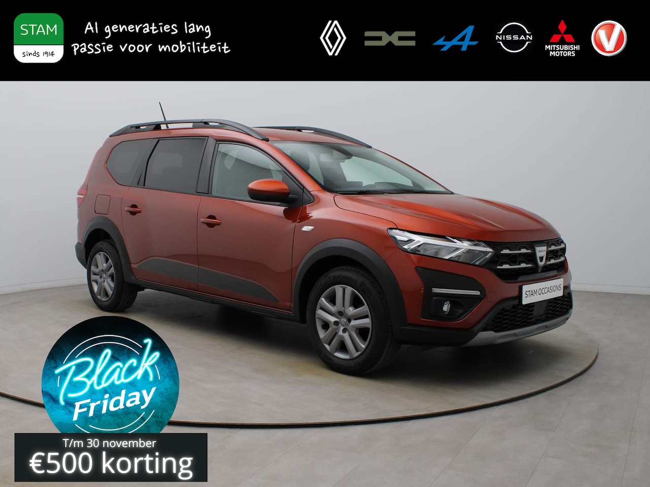 Dacia Jogger - TCe 110pk Comfort 5-Pers. Airco | Camera | Navi | Parksens. achter - AutoWereld.nl