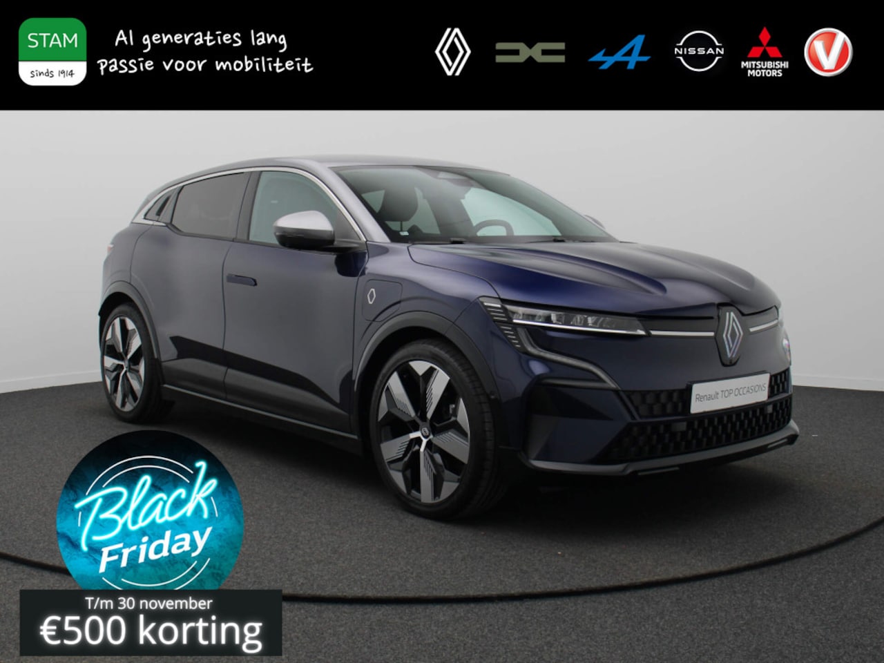 Renault Mégane E-Tech - EV60 220pk Techno 360° Camera | Adapt. Cruise | Harman Kardon | 12" Navi | DC laden. - AutoWereld.nl