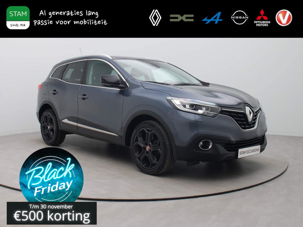 Renault Kadjar - TCe 130pk Bose EDC/AUTOMAAT BOSE | Camera | Climate | Leder | Navi | Stoel-/voorruitverw. - AutoWereld.nl