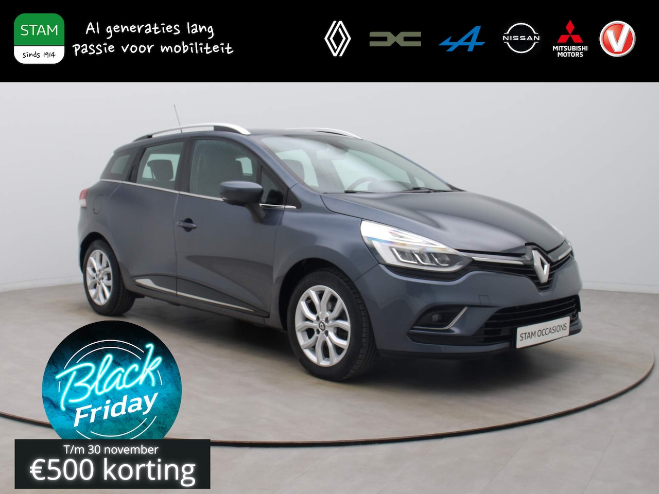 Renault Clio Estate - TCe 90pk Intens Climate | Cruise | Navi | Parksens. a. - AutoWereld.nl