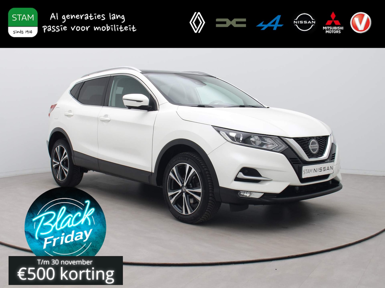 Nissan Qashqai - 140pk DIG-T N-Connecta 360° Camera | Cruise | Navi | Panoramadak - AutoWereld.nl