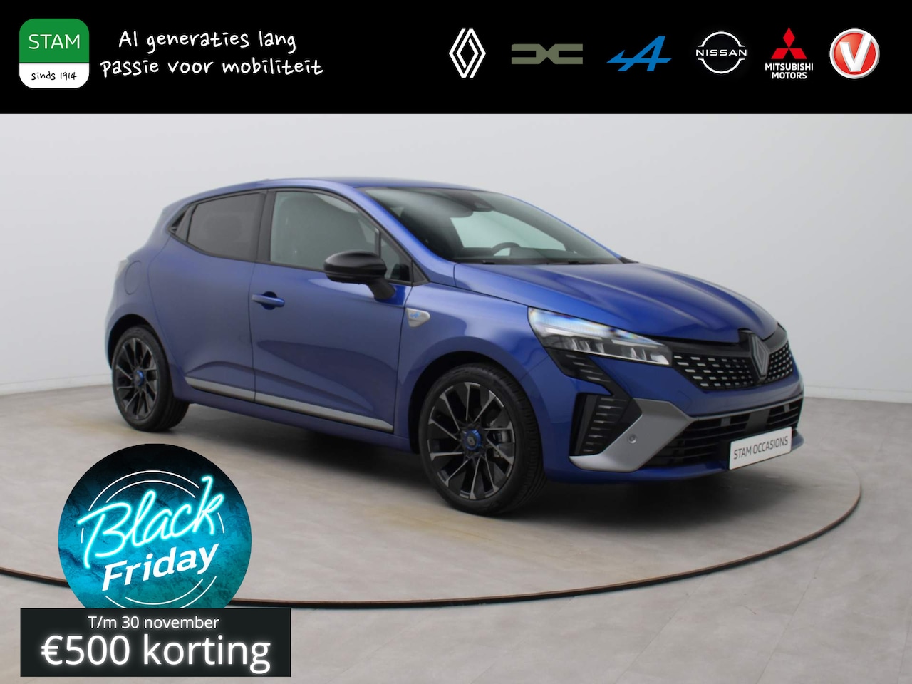 Renault Clio - TCe 90pk GPF esprit Alpine 360° Camera | Adapt. cruise | Navi | Stoel-/stuurverw. | 17" Ve - AutoWereld.nl