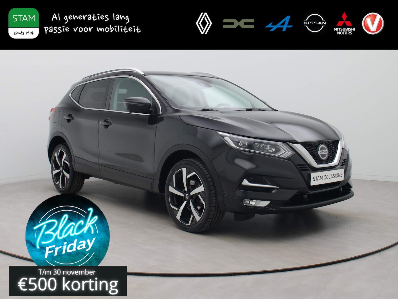 Nissan Qashqai - 140pk DIG-T Tekna 360° Camera | Climate | Navi | Stoel-/voorruitverw. - AutoWereld.nl