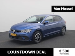 Volkswagen Polo - 1.0 TSI Life | Navigatie | Airco | Parkeersensoren Voor/Achter | LED | Camera | Stoelverwa