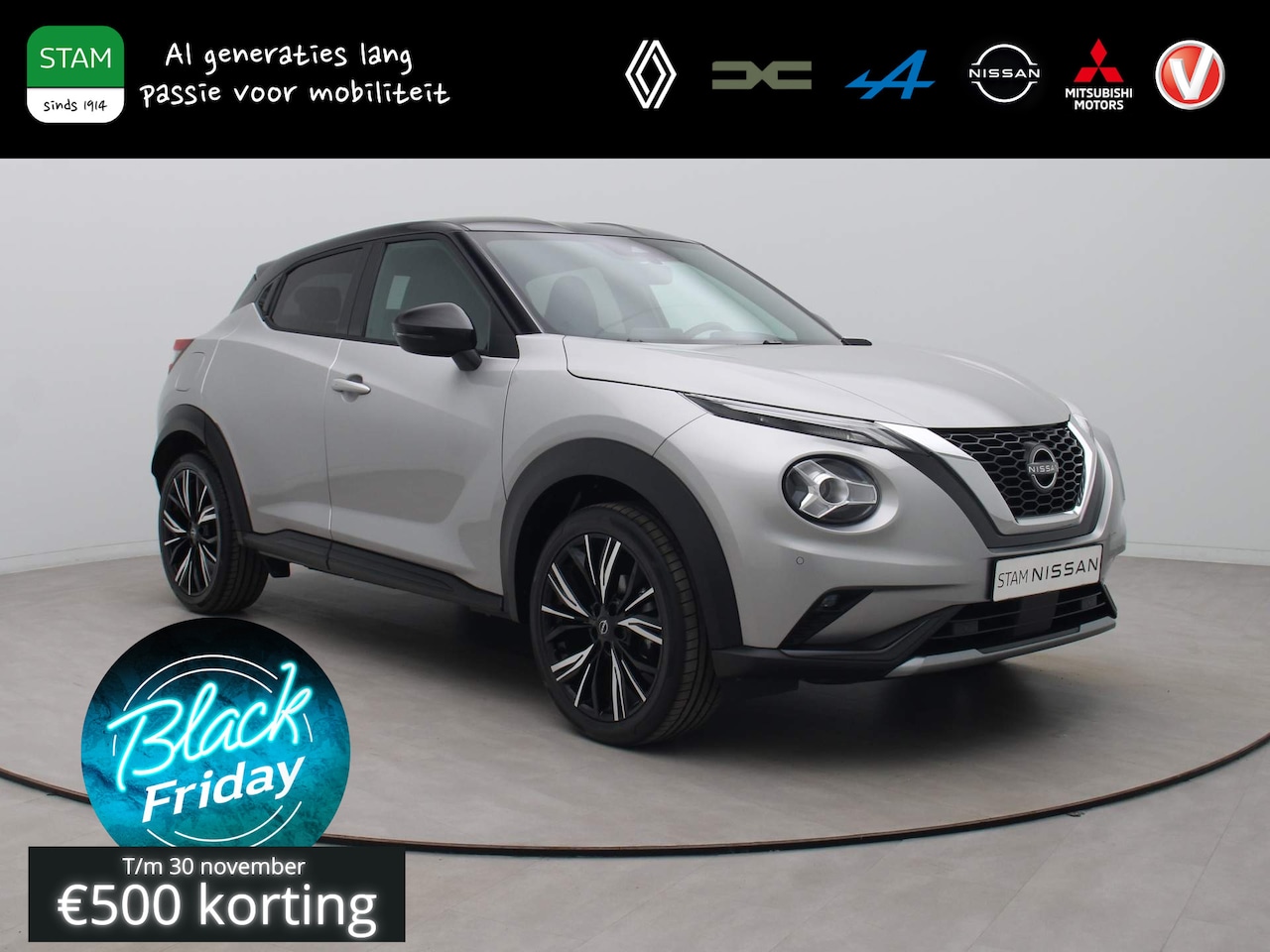 Nissan Juke - DIG-T N-Design Automaat Camera | Climate | Navi | Parksens. v+a | 19" Velgen - AutoWereld.nl