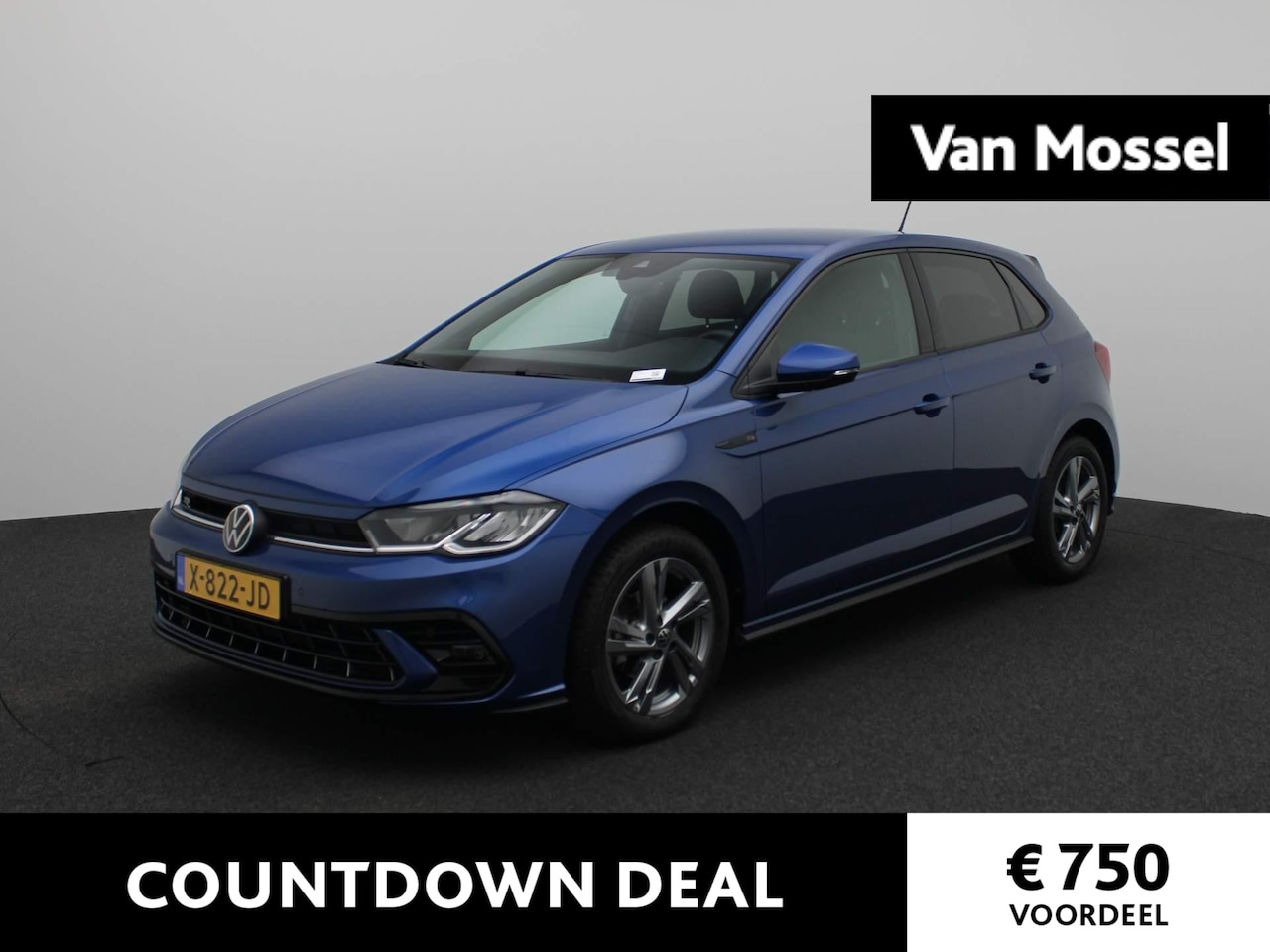 Volkswagen Polo - 1.0 TSI R-Line Automaat | Adaptieve cruise control | Climate control | App connect | LED | - AutoWereld.nl