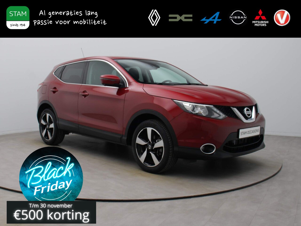 Nissan Qashqai - 116 pk Connect Edition 360° Camera | Climate | Navi | Parksens. v+a | Trekhaak - AutoWereld.nl