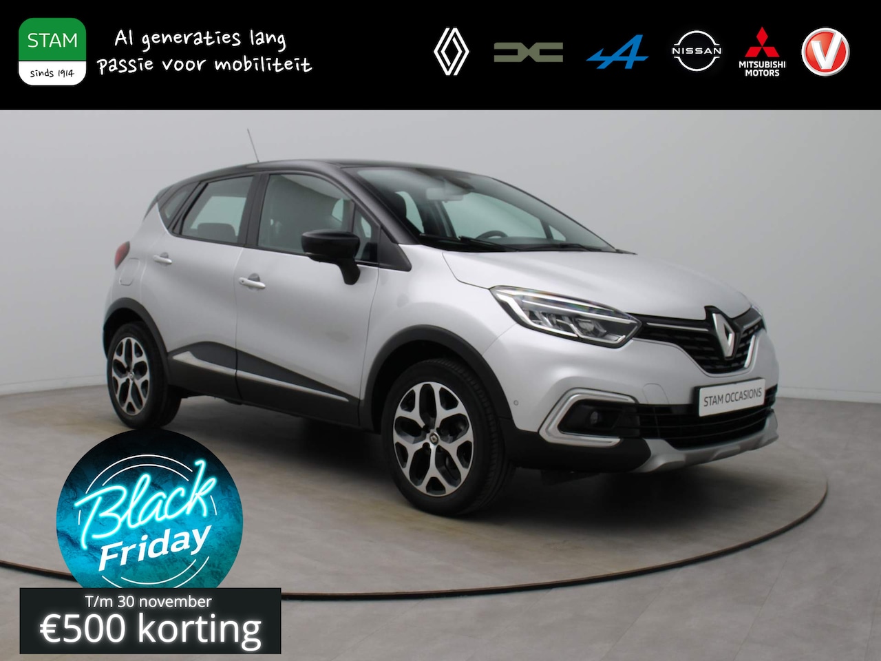 Renault Captur - TCe 90pk Intens Camera | Climate | Navi | Parksens. v+a | Trekhaak - AutoWereld.nl