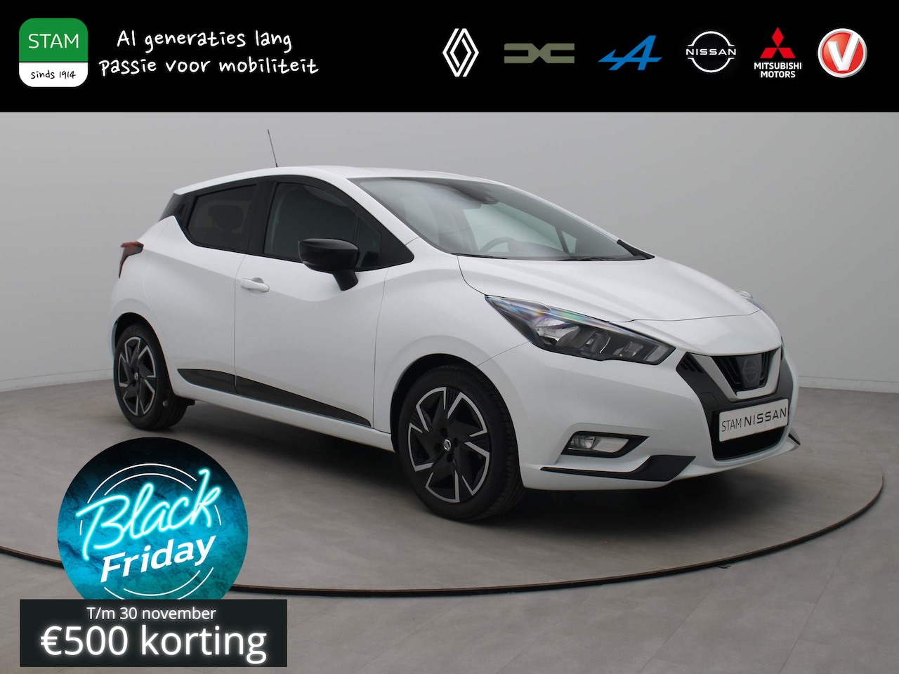 Nissan Micra - 92pk IG-T N-Design Airco | BOSE | Carplay | Navi | Parksens. a. - AutoWereld.nl