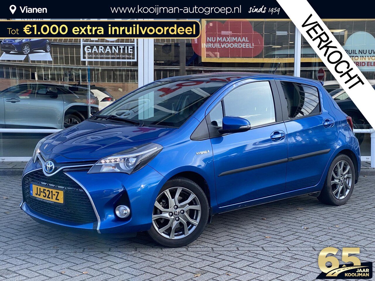 Toyota Yaris - 1.5 Hybrid Dynamic NL Auto, Dealeronderhouden, Panoramadak, Trekhaak - AutoWereld.nl