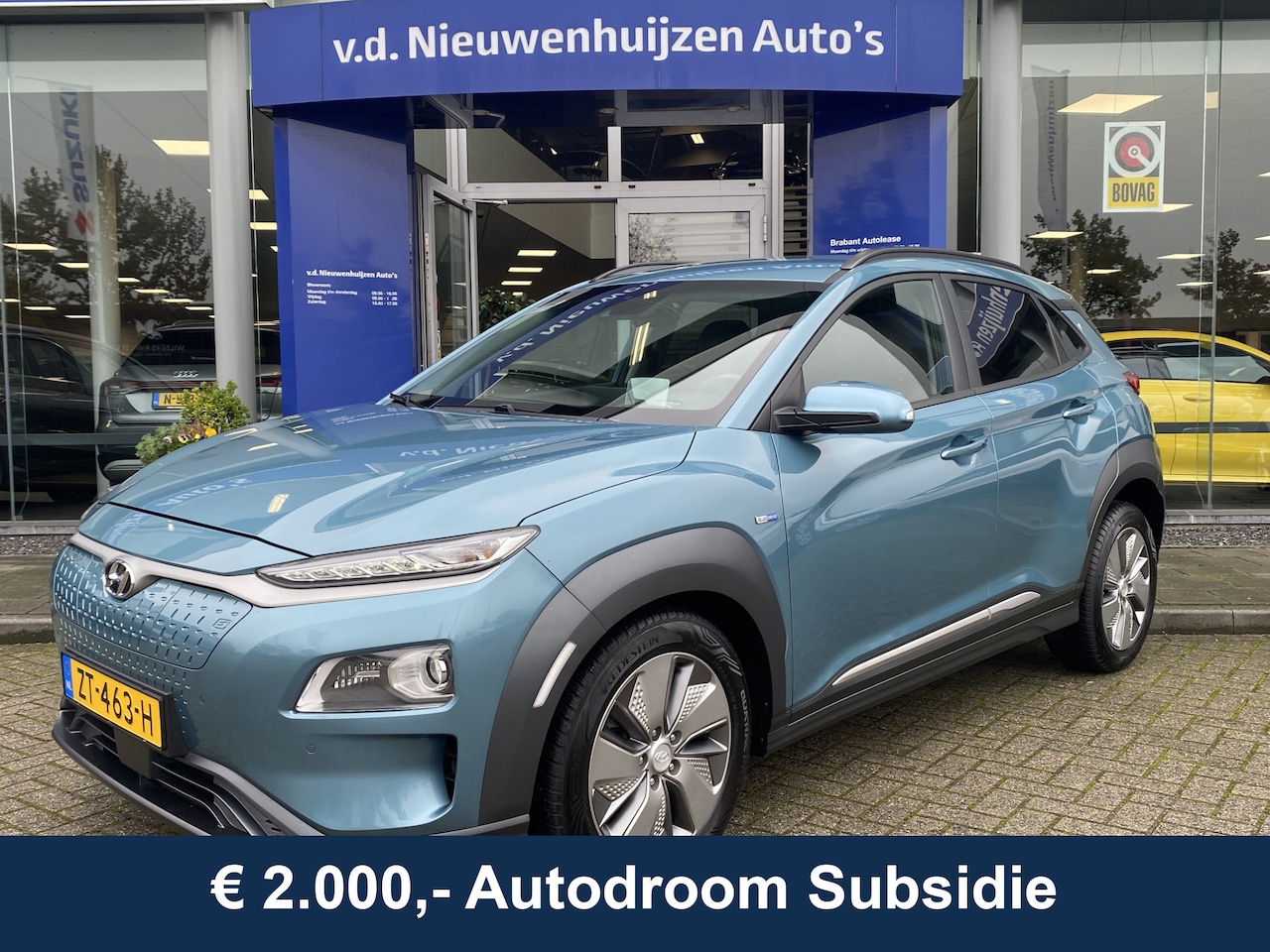 Hyundai Kona Electric - EV Premium 64 kWh | ACHTERUITRIJCAMERA | CRUISE CONTROL | FULL MAP NAVIGATIE | info Jeroen - AutoWereld.nl