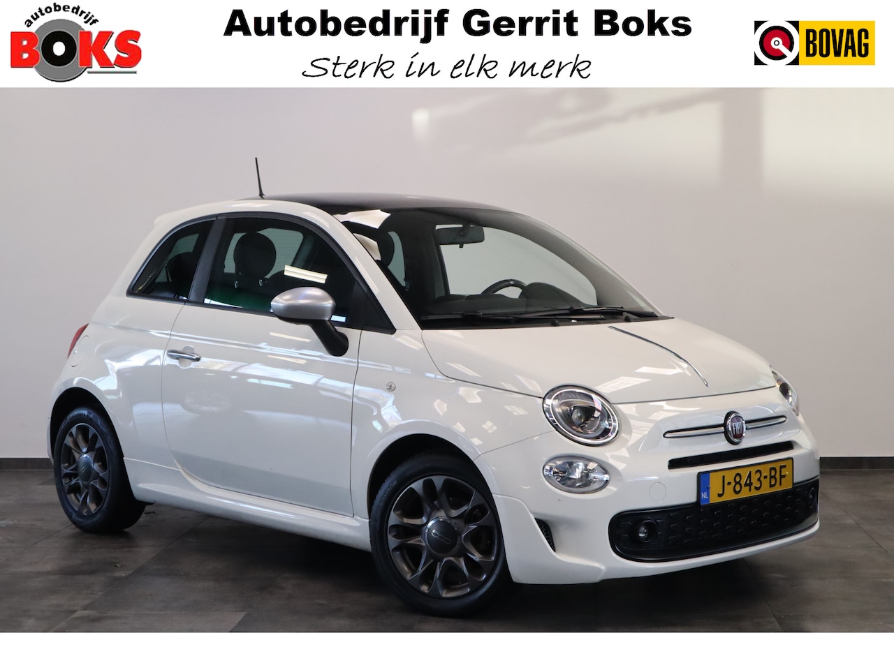 Fiat 500 - 1.0 Hybrid Sport Rockstar Panoramadak Navigatie CruiseControl - AutoWereld.nl