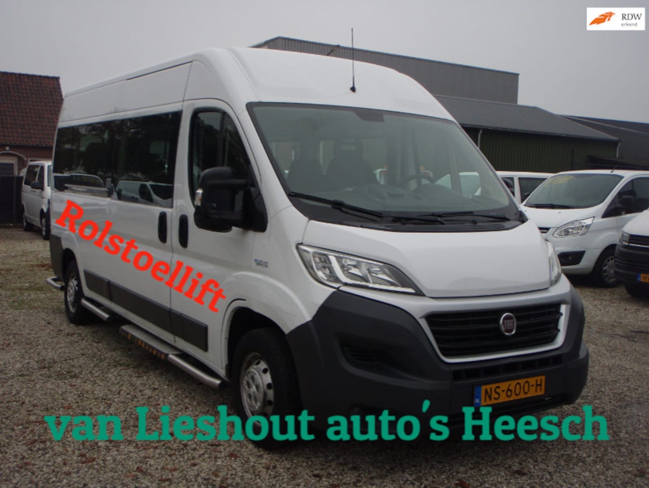 Fiat Ducato Combinato - 35H 3.0 rolstoelvervoer cng 9 persoons personenbus bj 17 - AutoWereld.nl