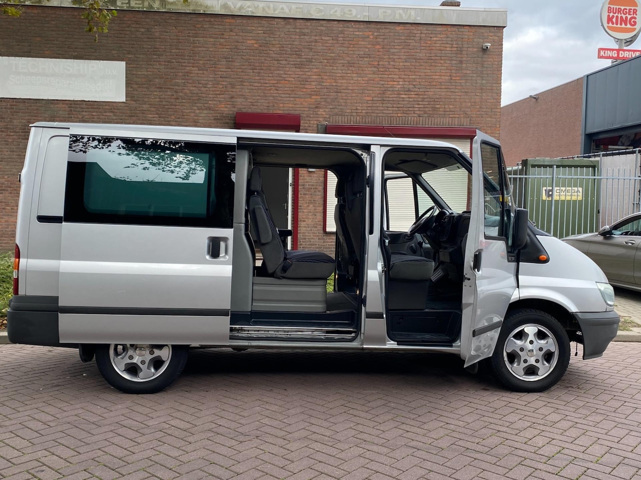 Ford Transit - 260S 2.0 TDCI DC * Airco * Airbag * Elek Ramen * APK 19-1-2025* Zijdeur R+L * Sportvelgen - AutoWereld.nl