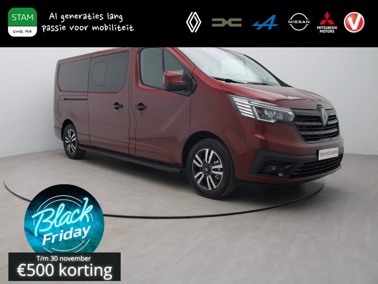 Renault Trafic - Blue dCi 170pk T29 L2H1 LIMITED Dubbele Cabine #273 van 350 Camera | Climate | Navi | Park - AutoWereld.nl