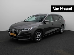 Ford Focus Wagon - 1.0 EcoBoost Hybrid Titanium | Navigatie | Parkeersensoren voor - achter | Licht Metalenve