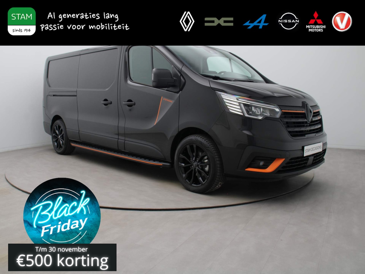 Renault Trafic - 2.0 Blue dC1 130pk T30 L2H1 Advance Dynamic by Re-Volve Climate | Leder | Navi | Sidesteps - AutoWereld.nl