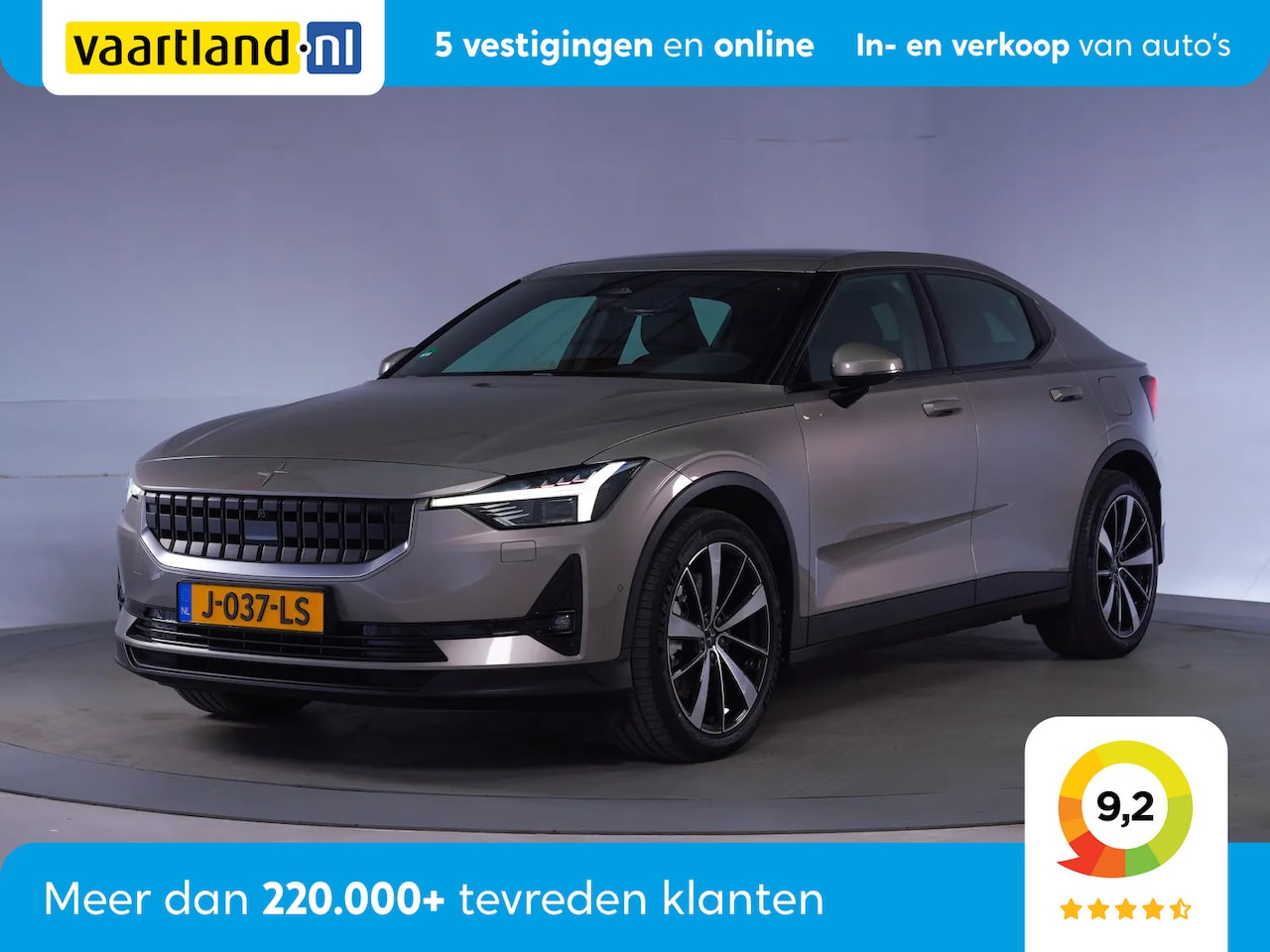 Polestar 2 - LaunchEdition 78kWh [ Panoramadak Camera Nav ] - AutoWereld.nl