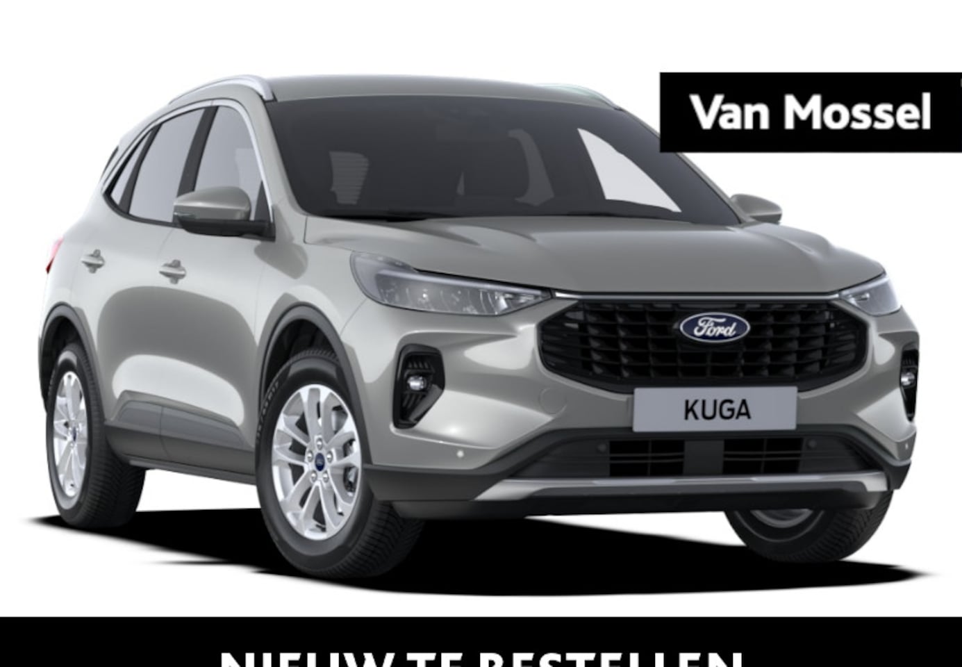 Ford Kuga - 2.5 PHEV Titanium | 2100KG TREKGEWICHT | €4000,- FORD VOORDEEL | 243 PK!  | SOLAR SILVER | - AutoWereld.nl