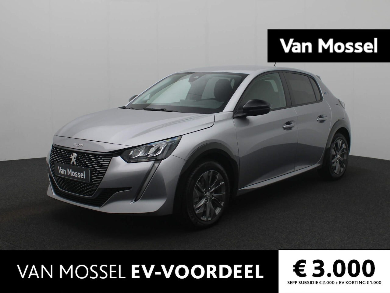 Peugeot e-208 - EV Active Pack 50 kWh 136PK l Clima l 16 inch LM l PDC l Fase 3 l Cruise l €2.000 SUBSIDIE - AutoWereld.nl