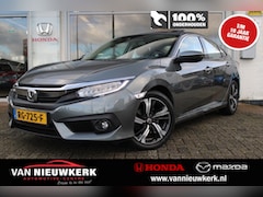 Honda Civic - 1.5 i-VTEC 182pk Executive AUT LEDER SCHUIFDAK CAMERA NAP 1E EIG STOELVERW. PDC CRUISE