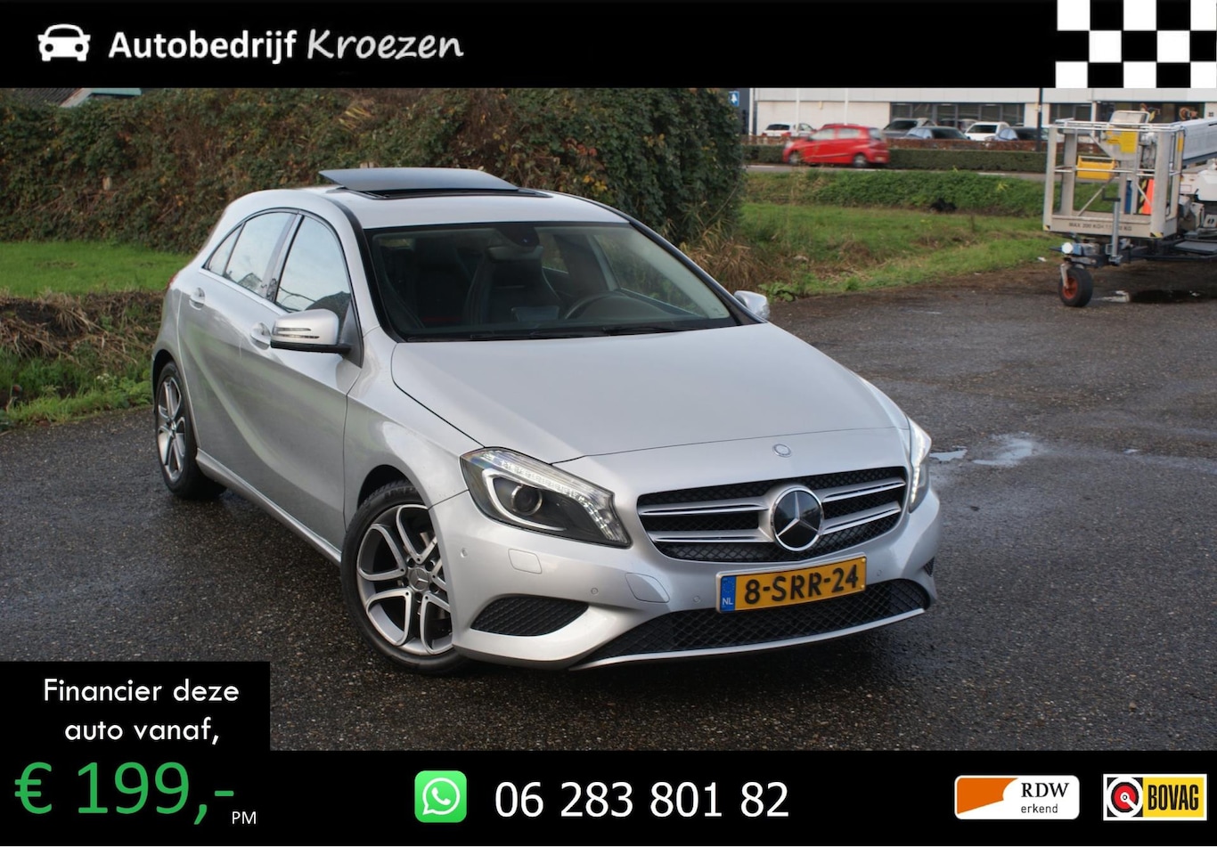 Mercedes-Benz A-klasse - 180 | Org NL Auto | Navigatie | Schuifdak | Led | PDC | - AutoWereld.nl