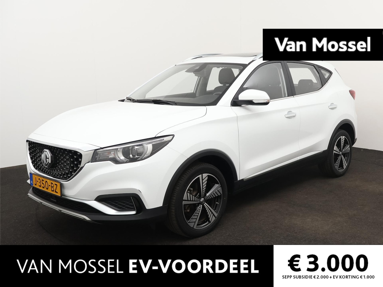 MG ZS - EV Luxury 45 kWh | Leder | Navi | Panoramadak | Camera | Apple CarPlay | Adaptive Cruise C - AutoWereld.nl