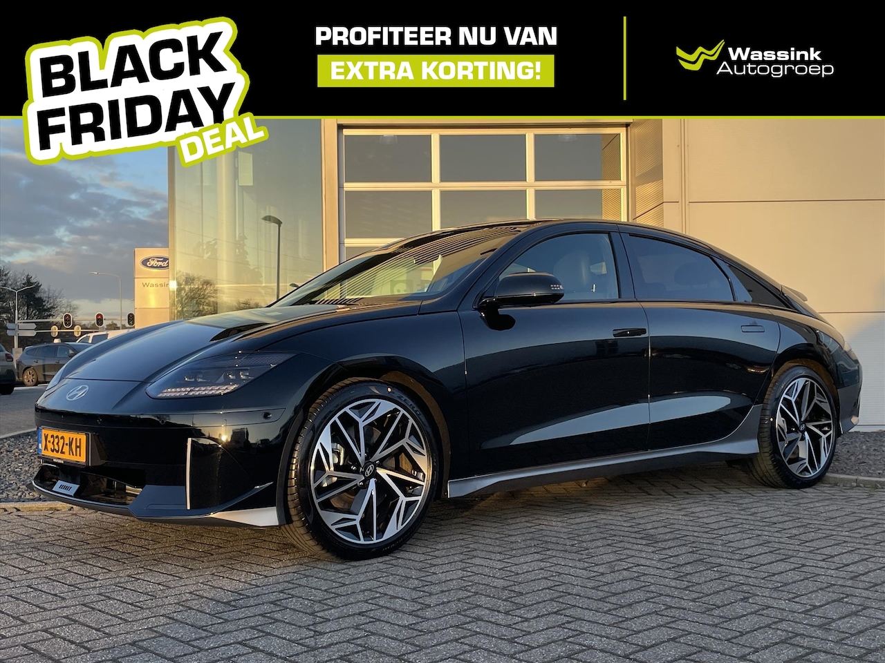 Hyundai IONIQ 6 - 77,4 kWh 229pk Lounge I Nieuwe Auto 20 km I Black Friday Deal - AutoWereld.nl